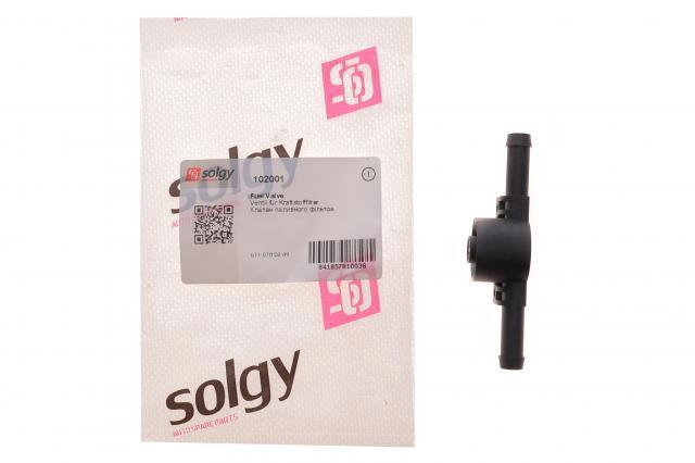 Zawór zwrotny filtra paliwa 102001 Solgy