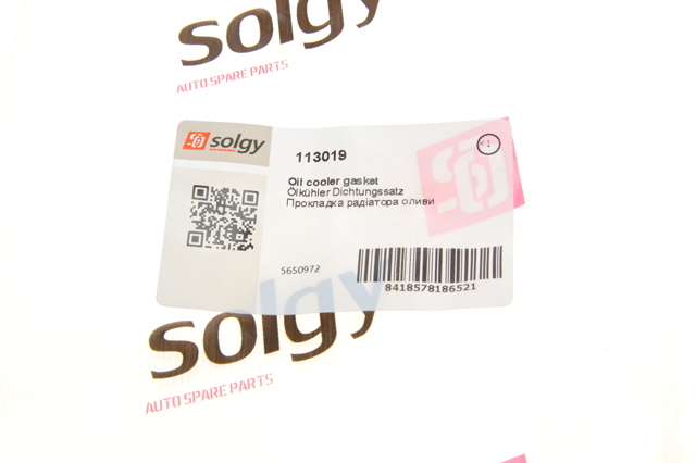 Uszczelka adaptera filtra oleju Solgy 113019 cena, od 9,31 USD