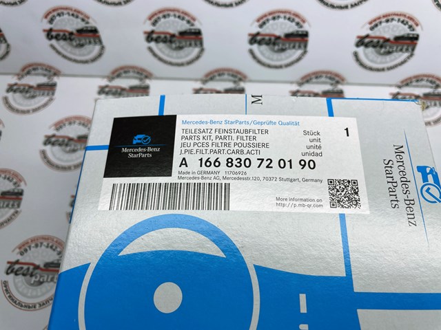Do koszyka 166830720190 Mercedes Filtr kabiny