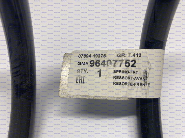 Do koszyka 96407752 General Motors Sprężyna przednia