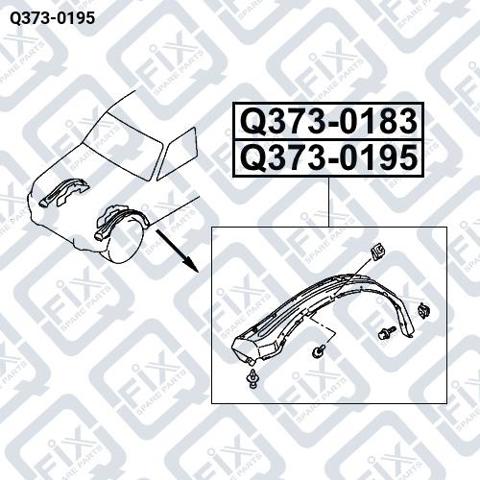 Nadkole błotnika przedniego prawe Mitsubishi Pajero II SUV (V2W, V4W) (1990 - 2004) cena, od 19,75 USD