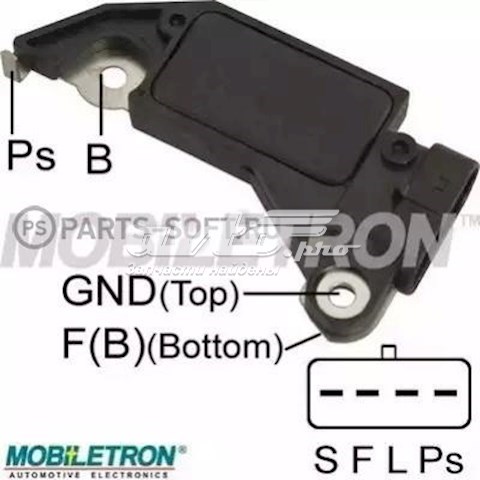 VR-D705H Mobiletron regulator alternatora (przekaźnik ładowania)