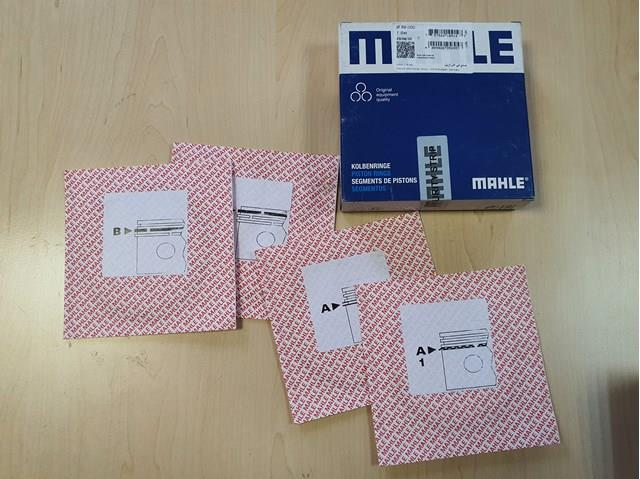 Do koszyka 011RS001090N0 Mahle Original Pierścienie tłokowe na 1 cylinder, STD.