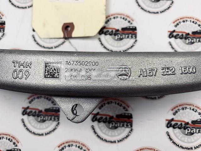 Do koszyka A1673502900 Mercedes Wahacz (drążek) zawieszenia tylnego podłużny dolny lewy