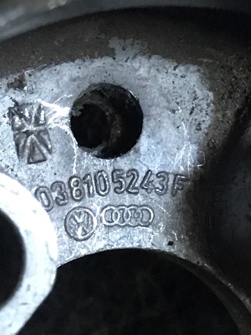 038105243F VAG Koło pasowe wału korbowego