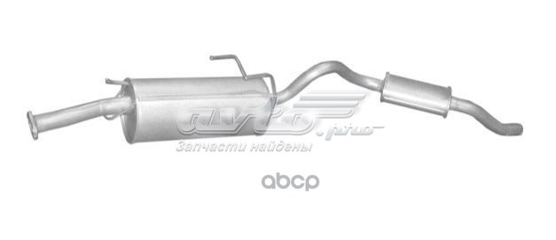 Tłumik, tylna część Nissan Serena minivan (C23) (1991 - 2002) cena, od 118,61 USD