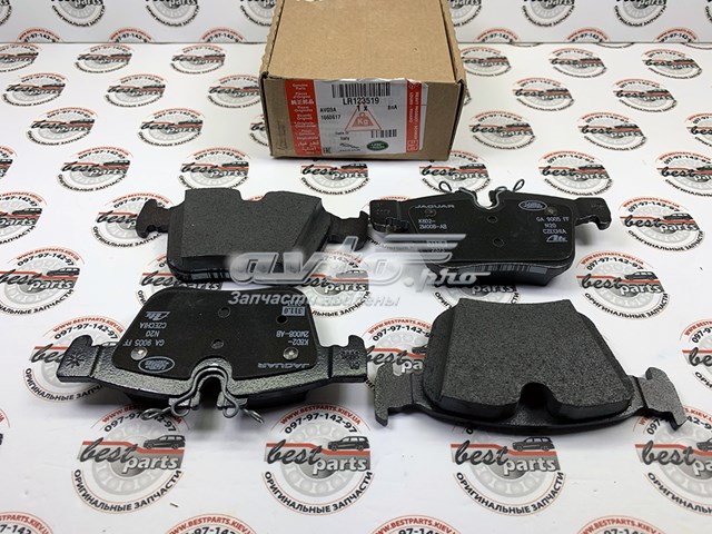 Okładziny (klocki) do hamulców tarczowych tylne Land Rover LR123519 cena, od 68,46 USD