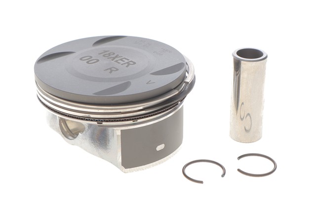 011PI00105002 Mahle Original Tłok, komplet na 1 cylinder, 2. naprawa (+0,50)