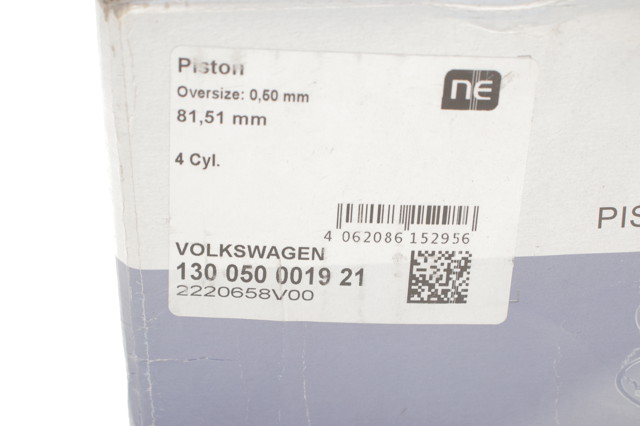 Tłok, komplet na 1 cylinder, 2. naprawa (+0,50) NE/NPR 130050001921 cena, od 157,99 USD