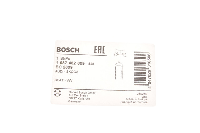 Do koszyka 1987482809 Bosch Linka hamulca ręcznego tylna prawa/lewa