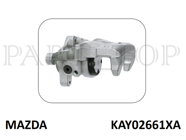 Zacisk hamulcowy tylny prawy KAY02661XA Mazda