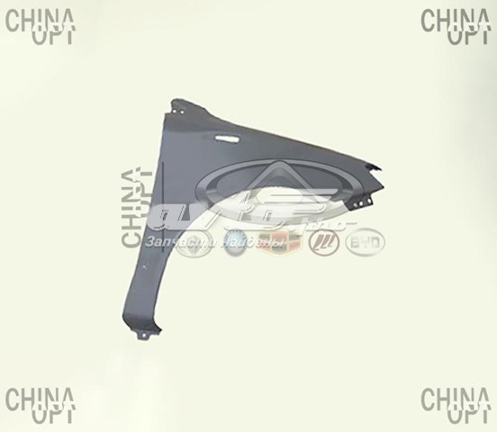 Błotnik przedni prawy Chery A13 Forza/Bonus/Storm2 hatchback (2010 - 2026) cena, od 97,69 USD