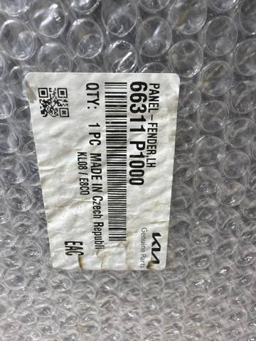 Błotnik przedni lewy 66311P1000 Hyundai/Kia