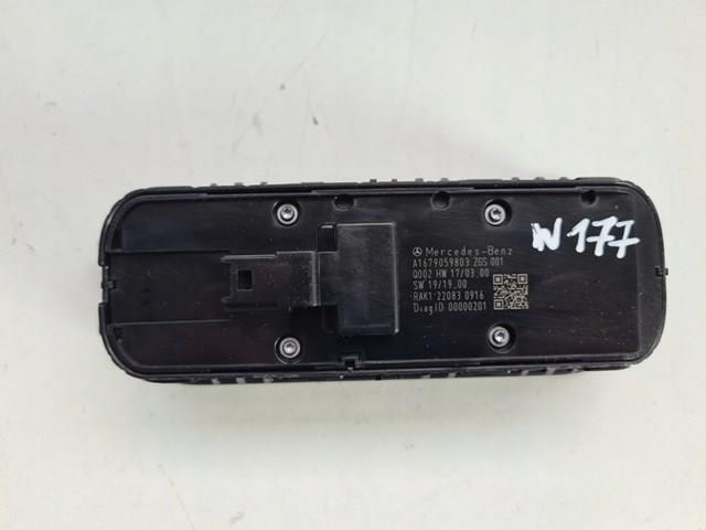 Panel przyciskowy sterowania podnośnikiem szyby przedni lewy Mercedes A1679059803 cena, od 125,99 USD