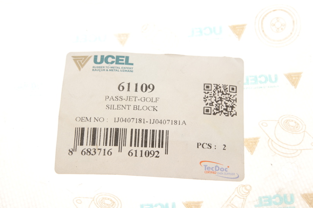 Do koszyka 61109 Uc-el Silentblock przedniego wahacza dolnego