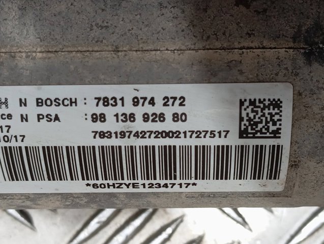 Listwa kierownicza (maglownica) 9813692680 Peugeot/Citroen
