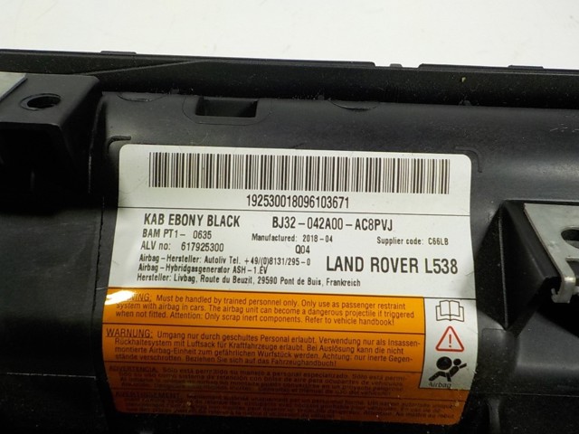 Poduszka powietrzna (AIRBAG) kierowcy, zabezpieczenie kolan Land Rover LR026034 cena, od 82,25 USD