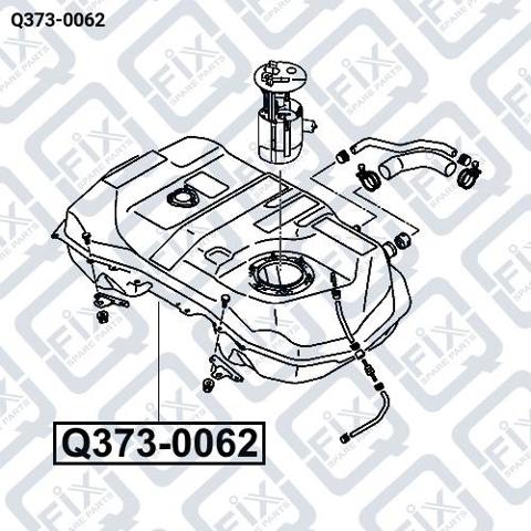 Zbiornik paliwa Q3730062 Q-fix