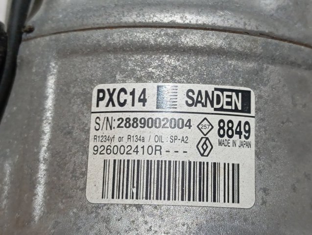 Sprężarka klimatyzacji Renault (RVI) 926002410R