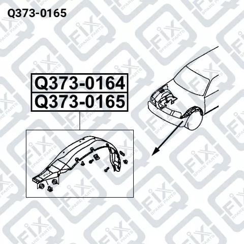 Do koszyka Nadkole błotnika przedniego prawe Mitsubishi Pajero SPORT I K90
