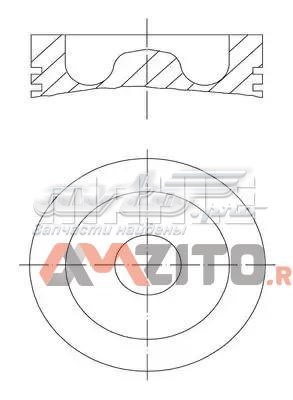 Do koszyka 061PI00128000 Mahle Original Tłok, komplet do jednego cylindru, STD