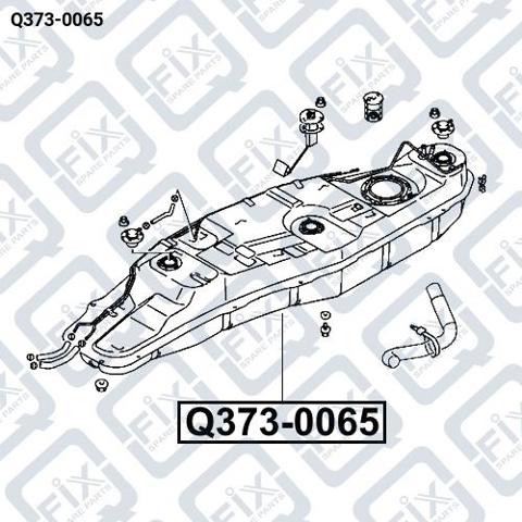 Q3730065 Q-fix Zbiornik paliwa