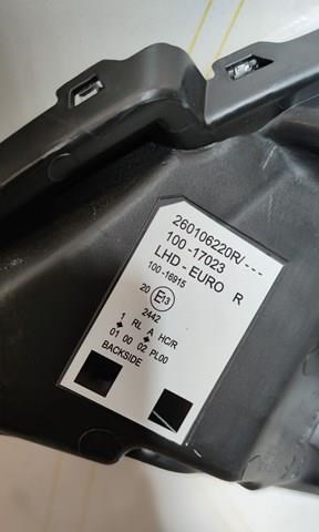 Do koszyka 260106220R Renault (RVI) Reflektor prawy