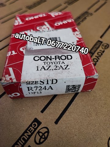 Panewki korbowodowe wału korbowego, zestaw, standardowe (STD) R724ASTD Taiho