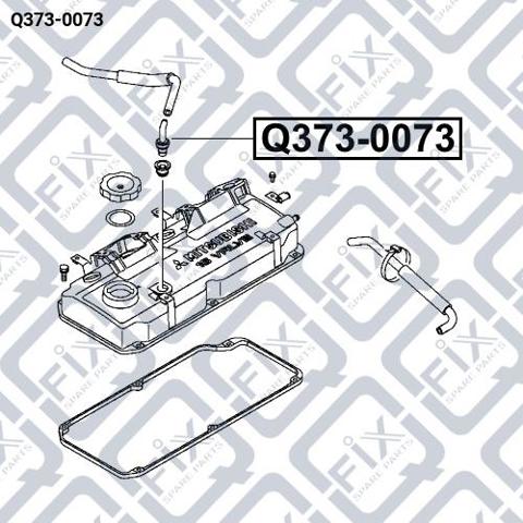 Zawór PCV odpowietrzający silnik Q3730073 Q-fix