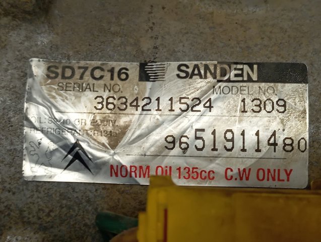 Sprzęgło sprężarki klimatyzacji Peugeot/Citroen 9825868180 cena, od 126,81 USD