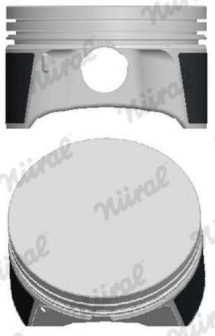 8714120700 Nural Tłok, komplet na 1 cylinder, 2. naprawa (+0,50)