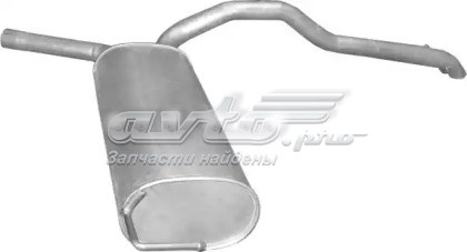 Tłumik, tylna część 8200171824 Renault (RVI)