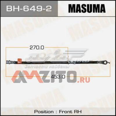 Przewód hamulcowy tylny Masuma BH6492