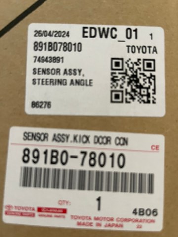 Do koszyka 891B078010 Toyota 