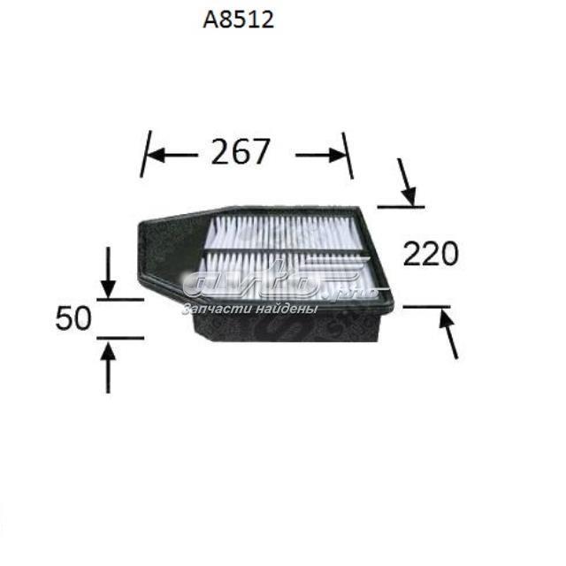 A8512 JS Asakashi Filtr powietrza