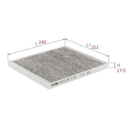 Filtr kabiny AF5129A Alpha Filter