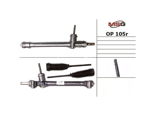 Listwa kierownicza (maglownica) MSG Rebuilding OP105R cena, od 179,11 USD