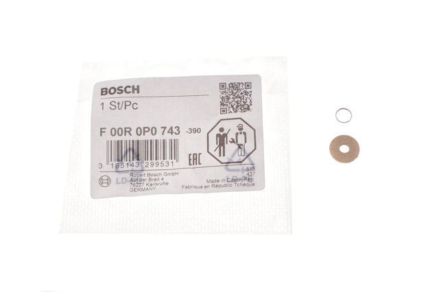 Zestaw naprawczy pompy wtryskowej wysokiego ciśnienia F00R0P0743 Bosch