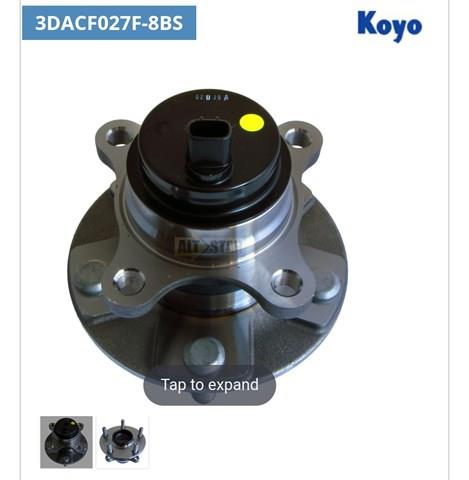 Do koszyka 3DACF027F8BS Koyo Piasta przednia