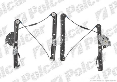 2008PSG1 Polcar Mechanizm podnoszenia szyby drzwi przednich lewych