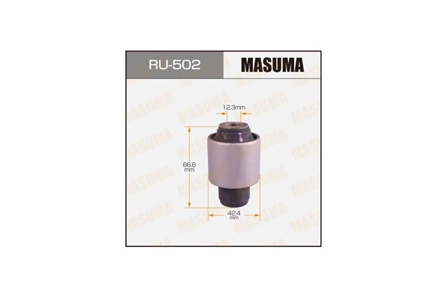 Do koszyka RU502 Masuma Silentblock wahacza tylnego dolnego
