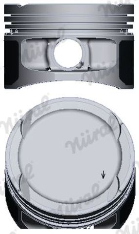 8744780700 Nural Tłok, komplet na 1 cylinder, 2. naprawa (+0,50)