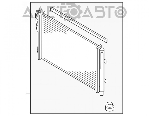 Chłodnica klimatyzacji 976063X601 Hyundai/Kia