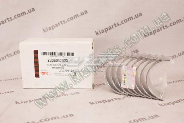  Panewki korbowodowe wału korbowego, zestaw, 2. naprawa (+0,50) Hyundai H200 