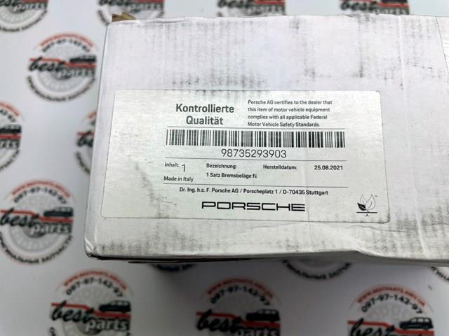 98735293903 Porsche okładziny (klocki do hamulców tarczowych tylne)