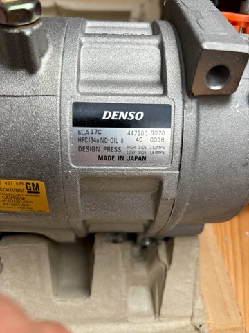 Sprężarka klimatyzacji General Motors 90457635 cena, od 94,35 USD