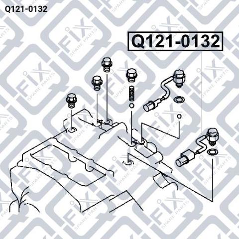 Do koszyka Q1210132 Q-fix Czujnik załączania napędu 4x4 skrzyni rozdzielczej