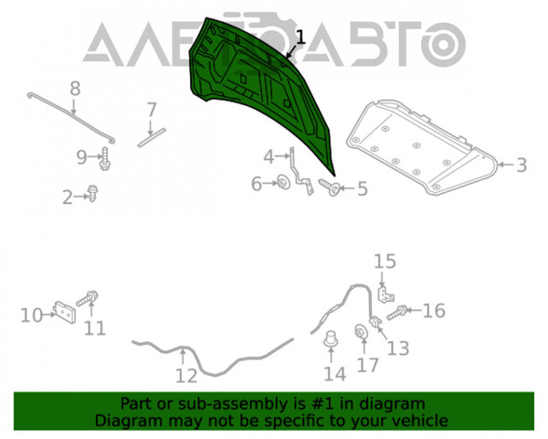 Maska silnika FPS FP2846280P cena, od 314,72 USD