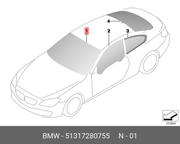 Szyba przednia BMW 51317211912 cena, od 1739,77 USD