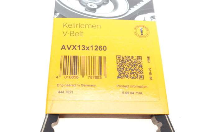 Pas napędowy mechanizmów AVX13X1260 Continental/Siemens